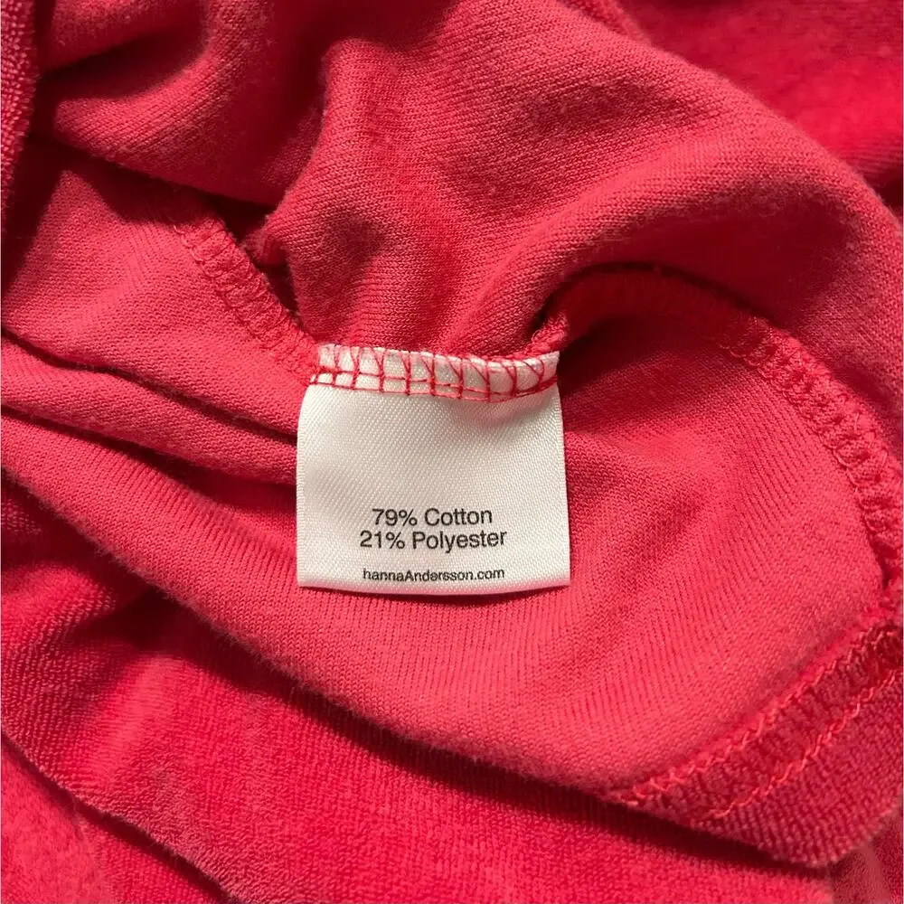 Hanna Andersson Hooded Terry Cover-Up, Size 8